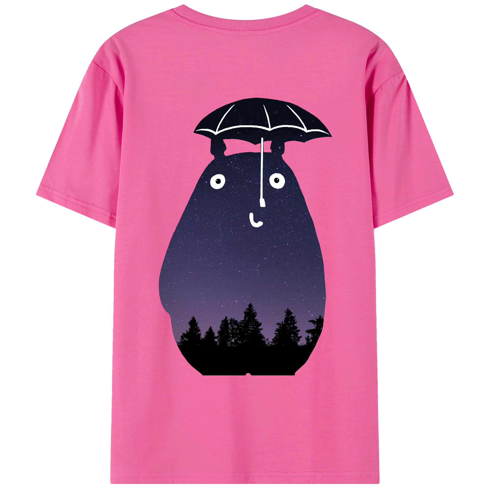（画像用） となりのトトロ 草壁メイ 草壁サツキ My Neighbor Totoro Satsuki Kusakabe Mei Kusakabe レディース半袖Tシャツ(バックプリント)